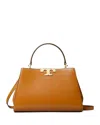 Tory Burch Eleanor Satchel In Malt Whisky