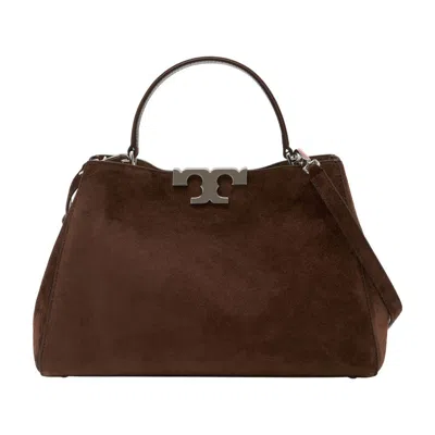 Tory Burch Eleanor Satchel Purse In Brown