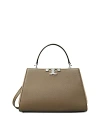 Tory Burch Eleanor Satchel In Wild Mushroom