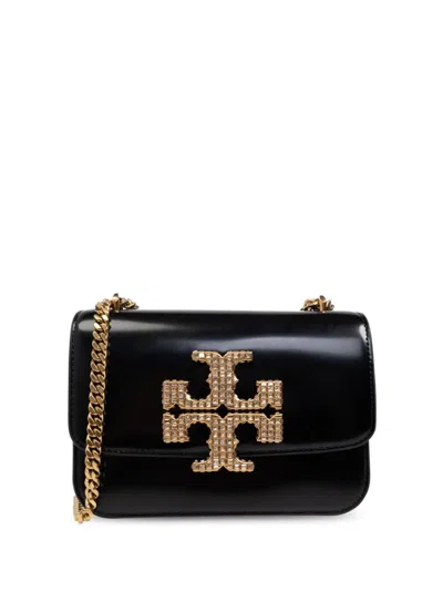 Tory Burch Small Eleanor Convertible Shoulder Bag In Black
