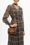 Tory Burch Eleanor Small Convertible Shoulder Bag In Brown