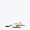 Tory Burch Everly Slide In Light Cream/gold