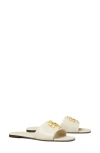 Tory Burch Eleanor Slide Sandal In Light Cream / Gold