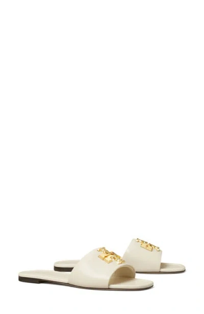 Tory Burch Eleanor Slide Sandal In Light Cream / Gold