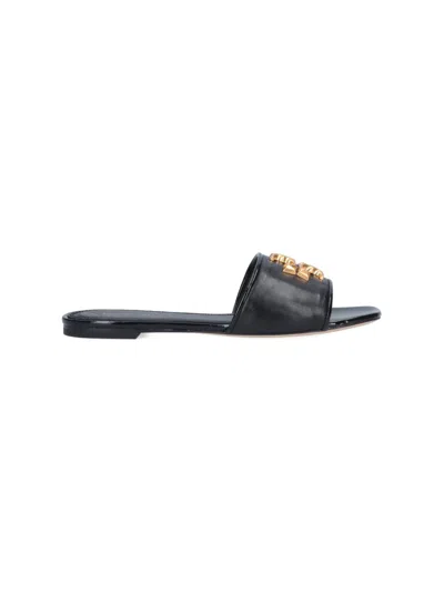 TORY BURCH TORY BURCH ELEANOR' SLIDE SANDALS – BLACK