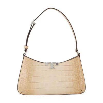 Tory Burch Eleanor Slim Crossbody In Sand