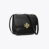 Tory Burch Eleanor Slim Saddlebag In Black