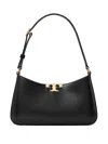 Tory Burch Eleanor Slim Shoulder Bag In Black
