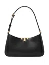 Tory Burch Eleanor Slim Shoulder Bag In Black