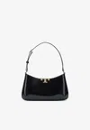Tory Burch Eleanor Slim Shoulder Bag In Black