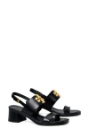 Tory Burch Eleanor Slingback Sandal In Black
