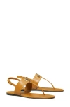 Tory Burch Eleanor Slingback Sandal In Caramel Corn