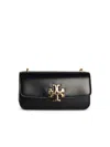 Tory Burch Small E/w Eleanor Convertible Bag In Black