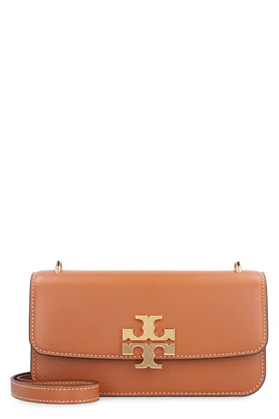 Tory Burch Eleanor Small Brown Leather Crossbody Bag