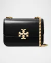 Tory Burch Small Eleanor Leather Crossbody Bag In Black