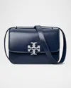 Tory Burch Eleanor Small Convertible Leather Shoulder Bag In New Navy