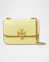 Tory Burch Eleanor Small Convertible Leather Shoulder Bag In Pastel Yellow