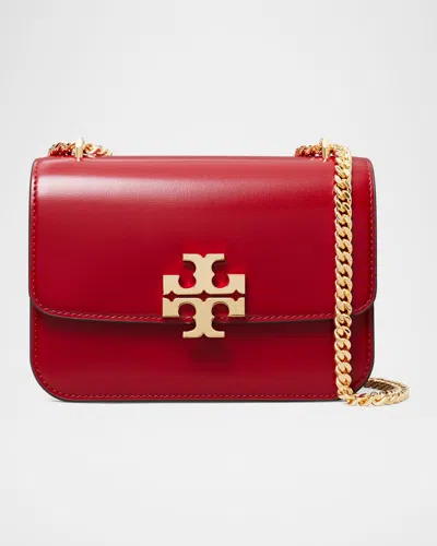 Tory Burch Eleanor Small Convertible Leather Shoulder Bag In Ruby