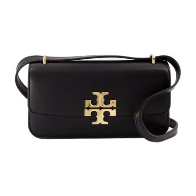 Tory Burch Eleanor Small Convertible Shoulder Bag In Black
