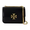 Tory Burch Eleanor Small Convertible Shoulder Bag In Black
