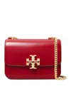 Tory Burch Eleanor Small Convertible Leather Shoulder Bag In Ruby