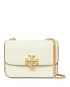 Tory Burch Eleanor Small Convertible Leather Shoulder Bag In Warm White