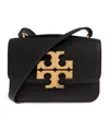 Tory Burch Pebbled Leather Small Eleanor Shoulder Bag In Black