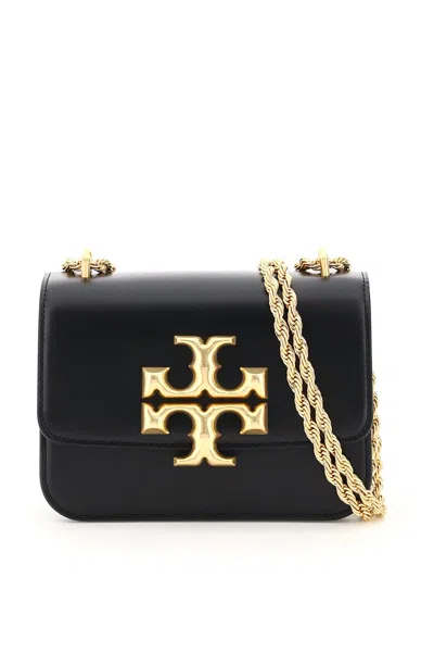 Tory Burch Eleanor Small Convertible Leather Shoulder Bag In Black