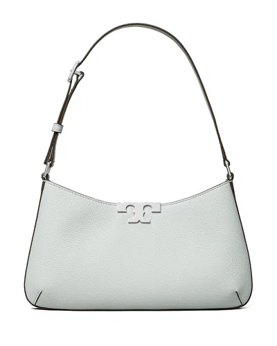 Tory Burch Eleanor Soft Leather Slim Shoulder Bag In Blue