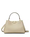 Tory Burch Eleanor Soft Medium Satchel In Gray