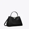 Tory Burch Medium Eleanor Soft Satchel In Black