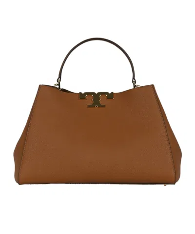 Tory Burch Eleanor Soft Satchel In Brown