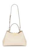 Tory Burch Eleanor Soft Satchel In Neutral