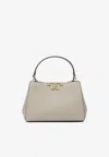 Tory Burch Medium Eleanor Soft Satchel Leather Shoulder Bag In Neutral