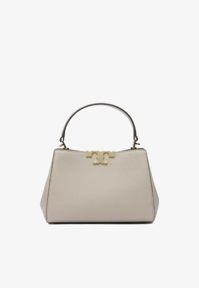 Tory Burch Eleanor Soft Satchel Leather Handbag In Sand