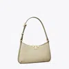 Tory Burch Eleanor Soft Slim Shoulder Bag In Gray