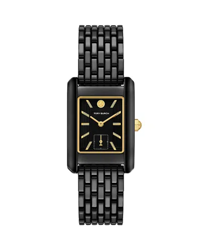 TORY BURCH THE ELEANOR CERAMIC WATCH, 26MM X 38MM