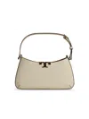Tory Burch Eleanor Soft Slim Shoulder Bag In White