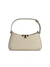 Tory Burch Eleanor Soft Slim Shoulder Bag In White