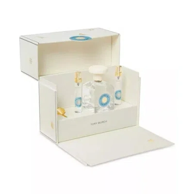 Tory Burch Electric Sky 4-piece Gift Set For Her In Transparent