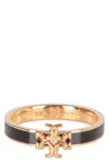 Tory Burch Elegant Brass Bijoux Accessory In Black