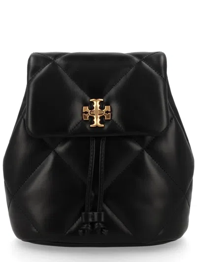 Tory Burch Elegant Leather Mini Backpack In Black