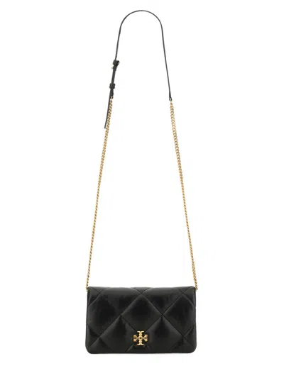 Tory Burch Elegant Leather Wallet Design In Black
