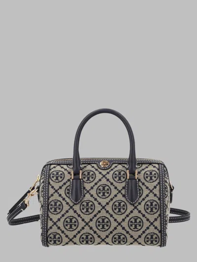 Tory Burch T Monogram Barrel Bag Mini In Black
