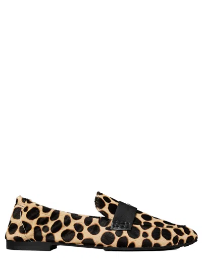 Tory Burch Elegant Printed Calfskin Flats For Women In Multi