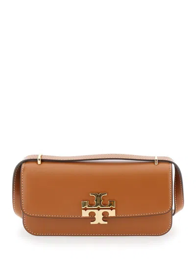 Tory Burch Eleon Crossbody Bag In Brown