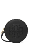 Tory Burch Ella Bio Circle Zip Card Case In Black