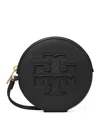 Tory Burch Ella Zip Bio Vegan Leather Card Holder In Black/gold
