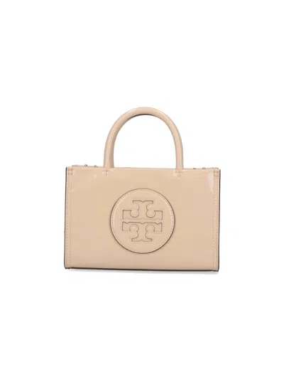 Tory Burch Ella Bio Mini Bag In Beige
