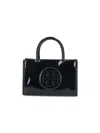 Tory Burch Ella Bio Patent Mini Handbag In Black  